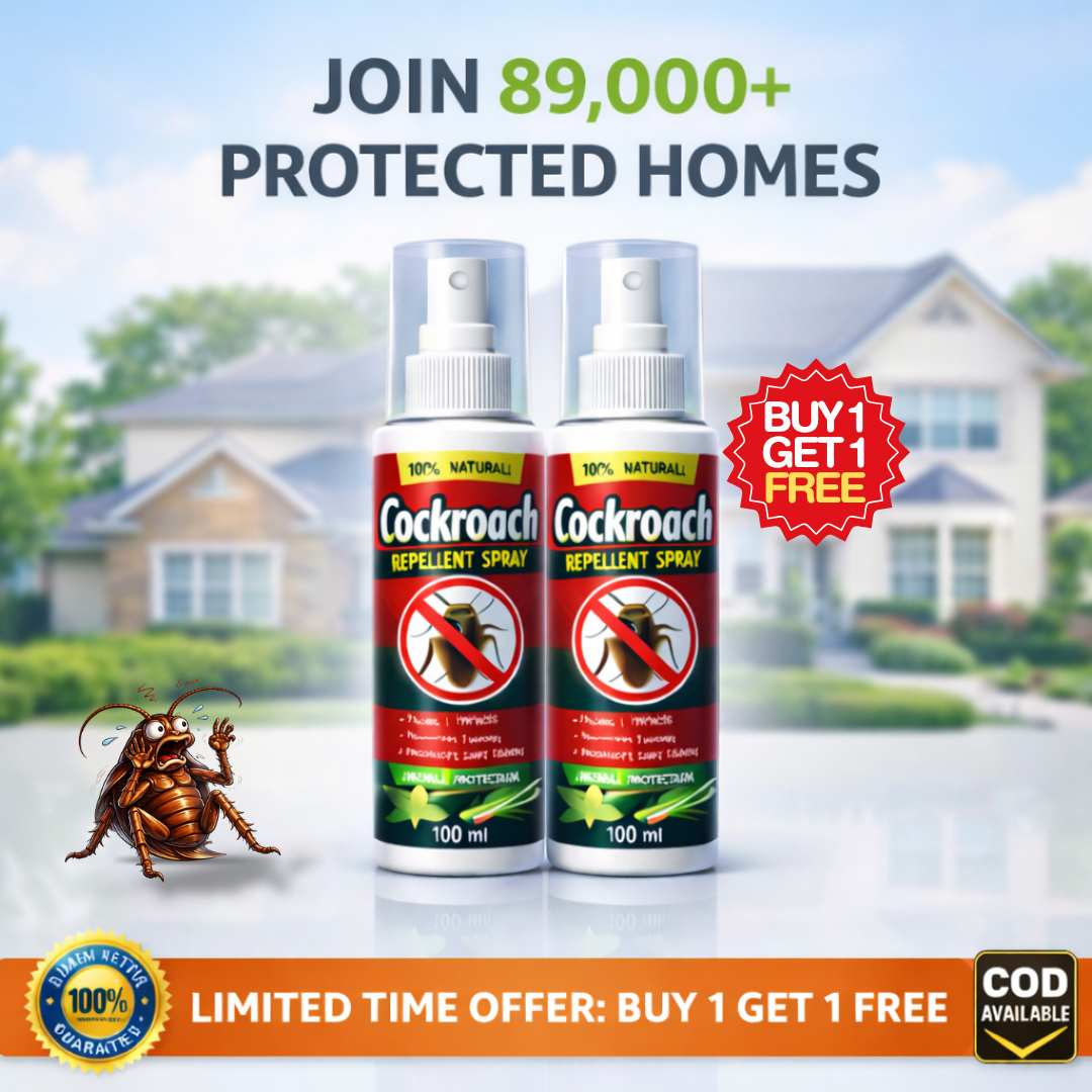 Cockroach Repellent Spray - Buy 1 Get 1 Free