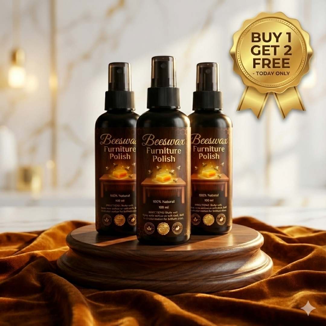 Crystal Shine Beeswax Furniture polish | Buy 1 Get 2 Free | Best For All Furniture