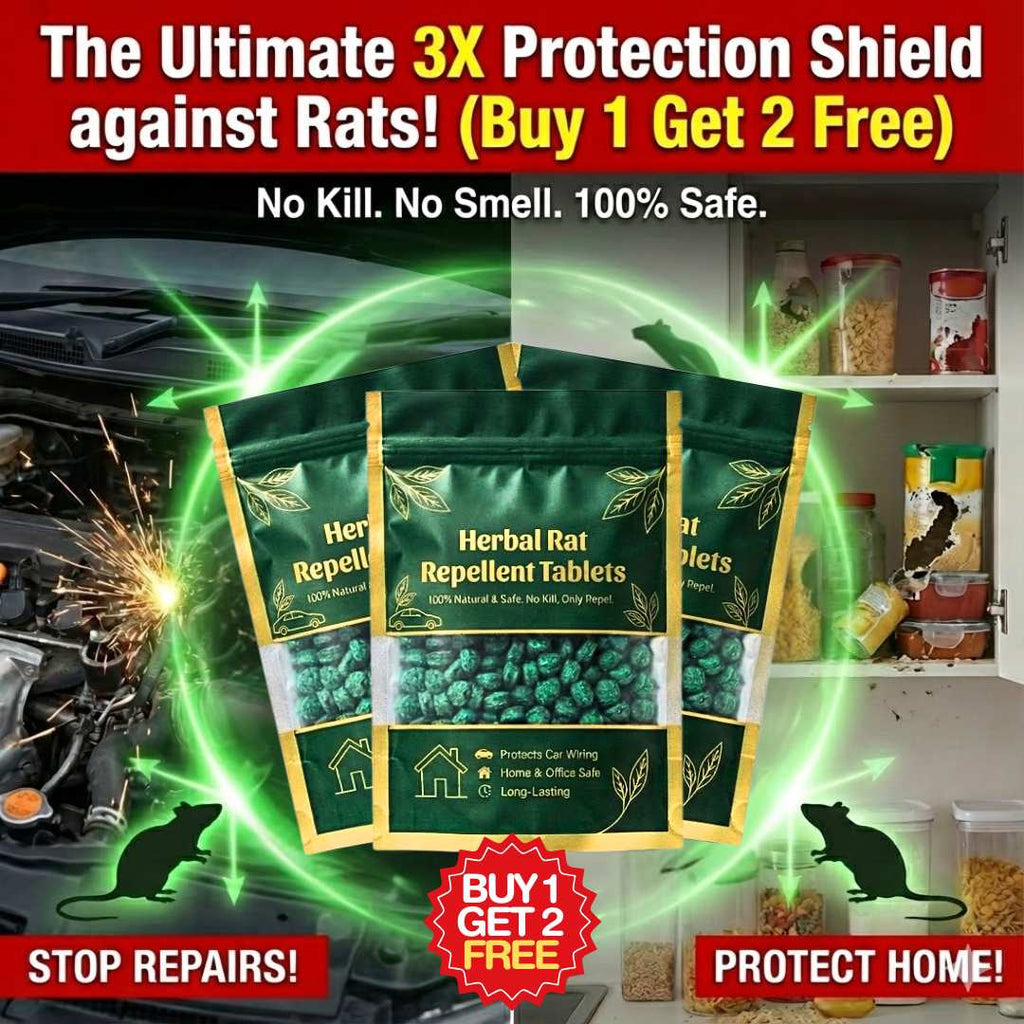 Herbal Rat Repellent Tablets | Buy 1 Get 2 Free