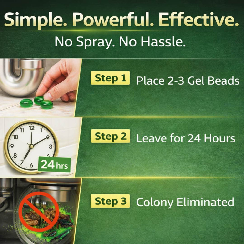 Cockroach Repellent Gel-Beads (Buy 1 Get 1 Free)