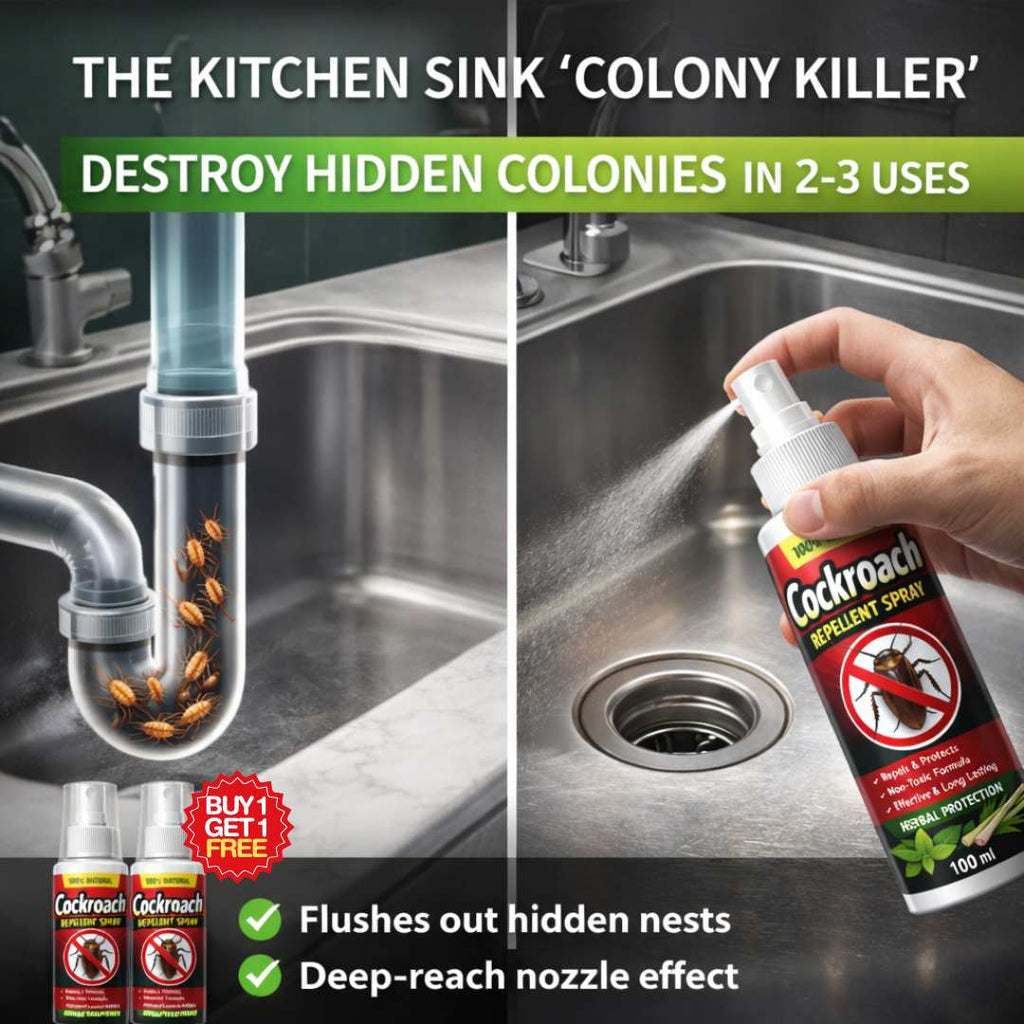 Cockroach Repellent Spray - Buy 1 Get 1 Free