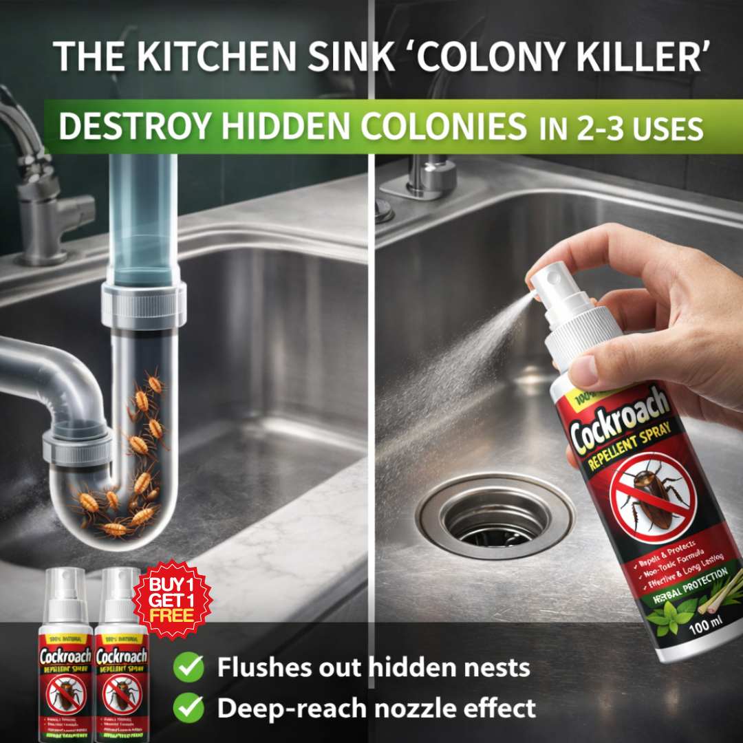 Cockroach Repellent Spray - Buy 1 Get 1 Free