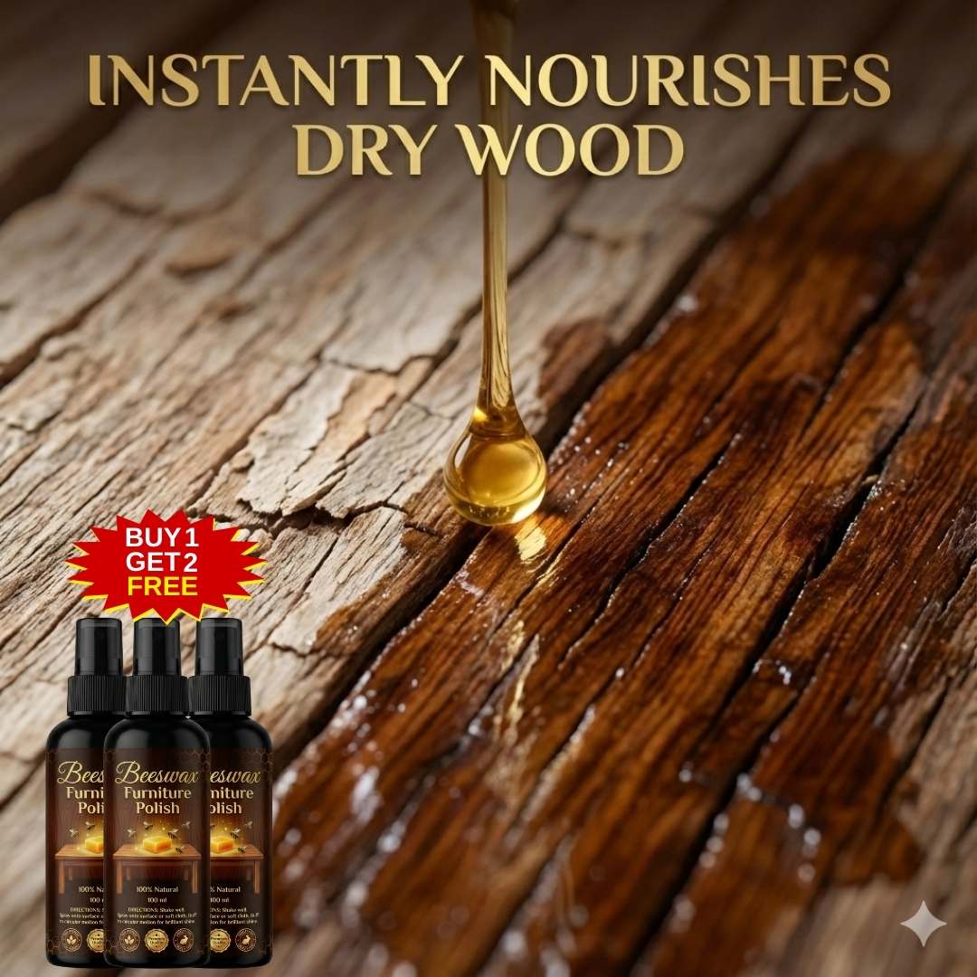Crystal Shine Beeswax Furniture polish | Buy 1 Get 2 Free | Best For All Furniture