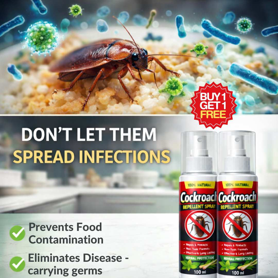 Cockroach Repellent Spray - Buy 1 Get 1 Free