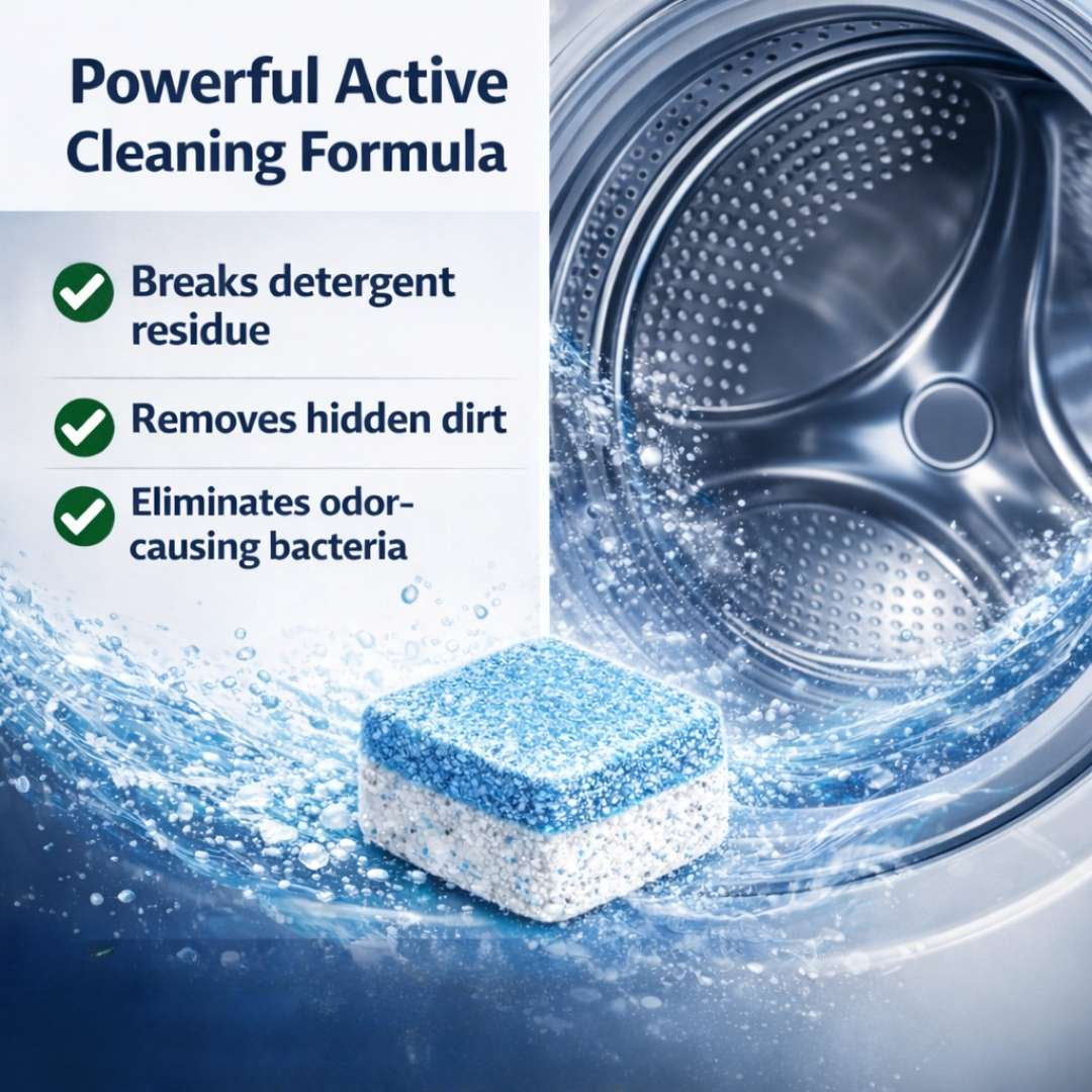 Washing Machine Cleaning Tablets - 12Pcs