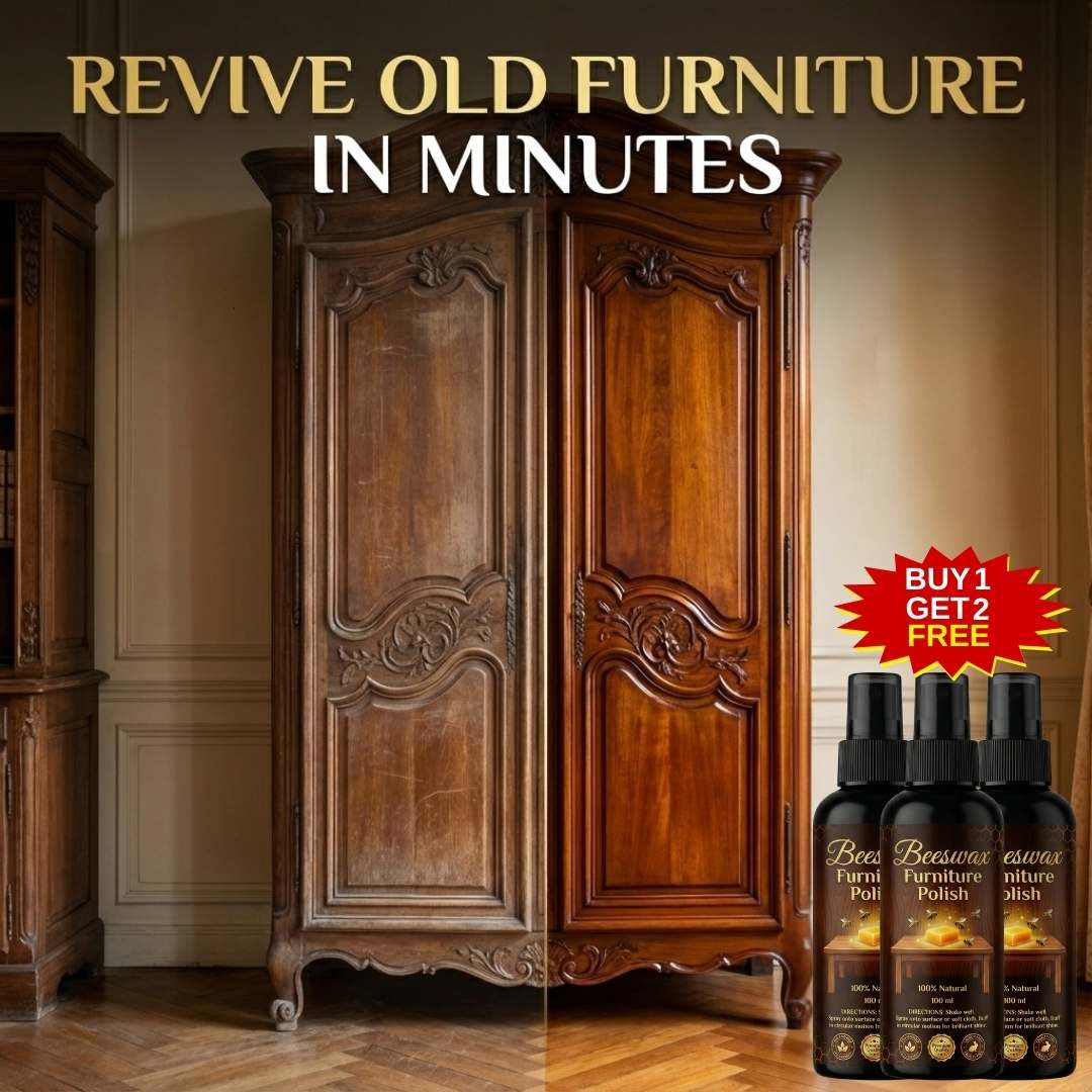 Crystal Shine Beeswax Furniture polish | Buy 1 Get 2 Free | Best For All Furniture