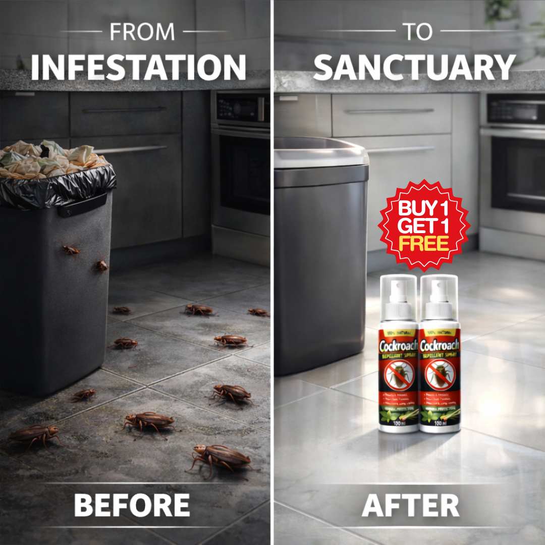 Cockroach Repellent Spray - Buy 1 Get 1 Free