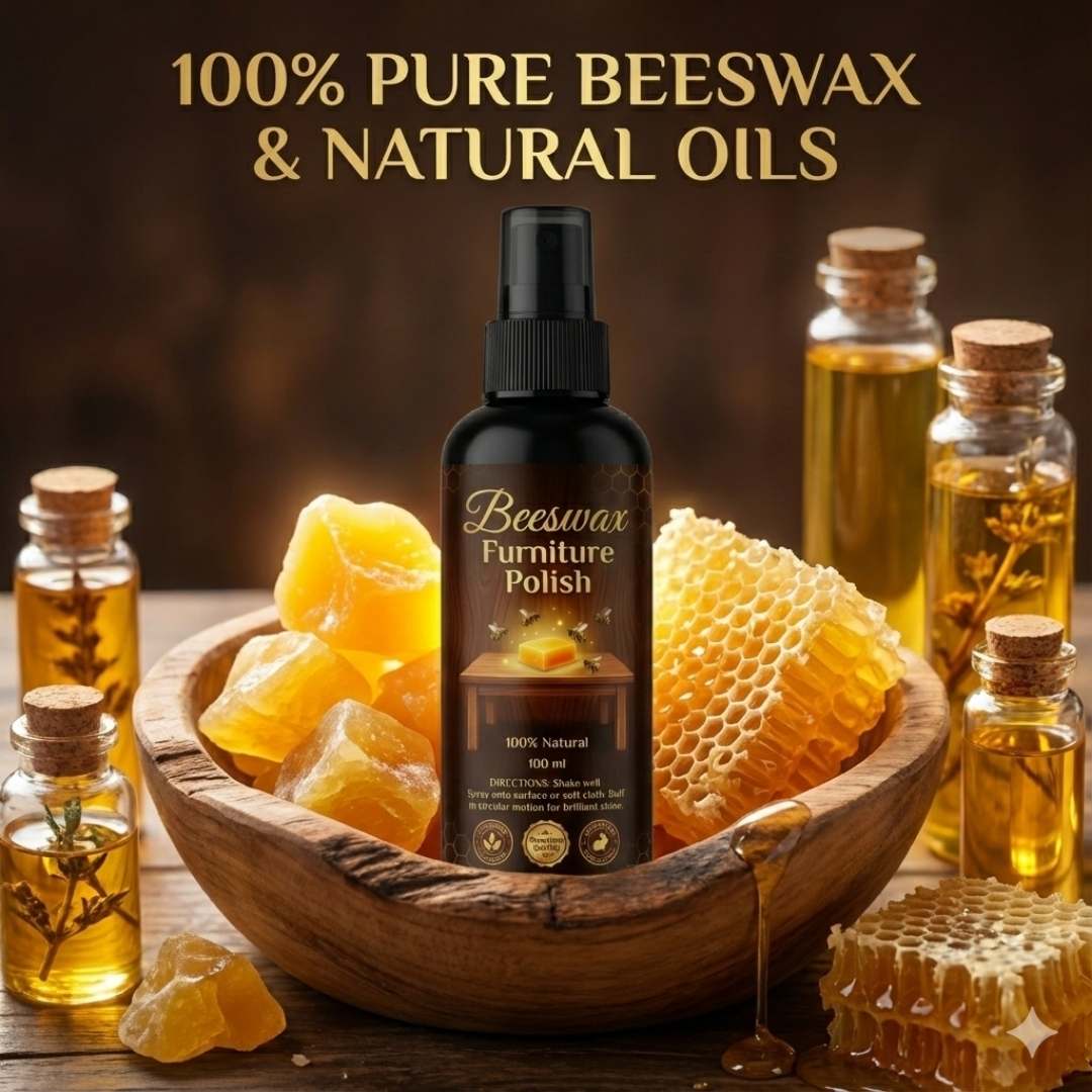 Crystal Shine Beeswax Furniture polish | Buy 1 Get 2 Free | Best For All Furniture