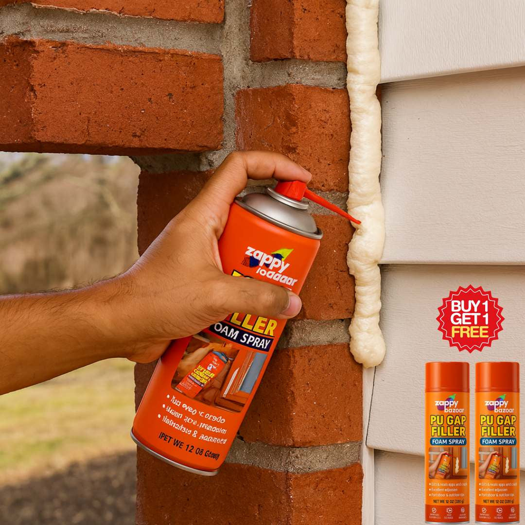Instant Wall & Tile Gap Seal – PU Foam Spray | Buy 1 Get 1 Free