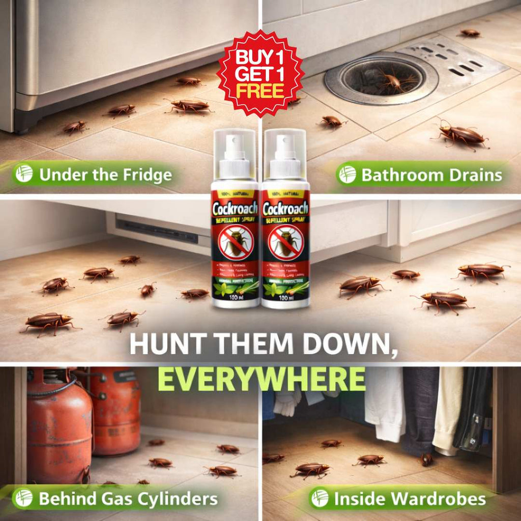 Cockroach Repellent Spray - Buy 1 Get 1 Free