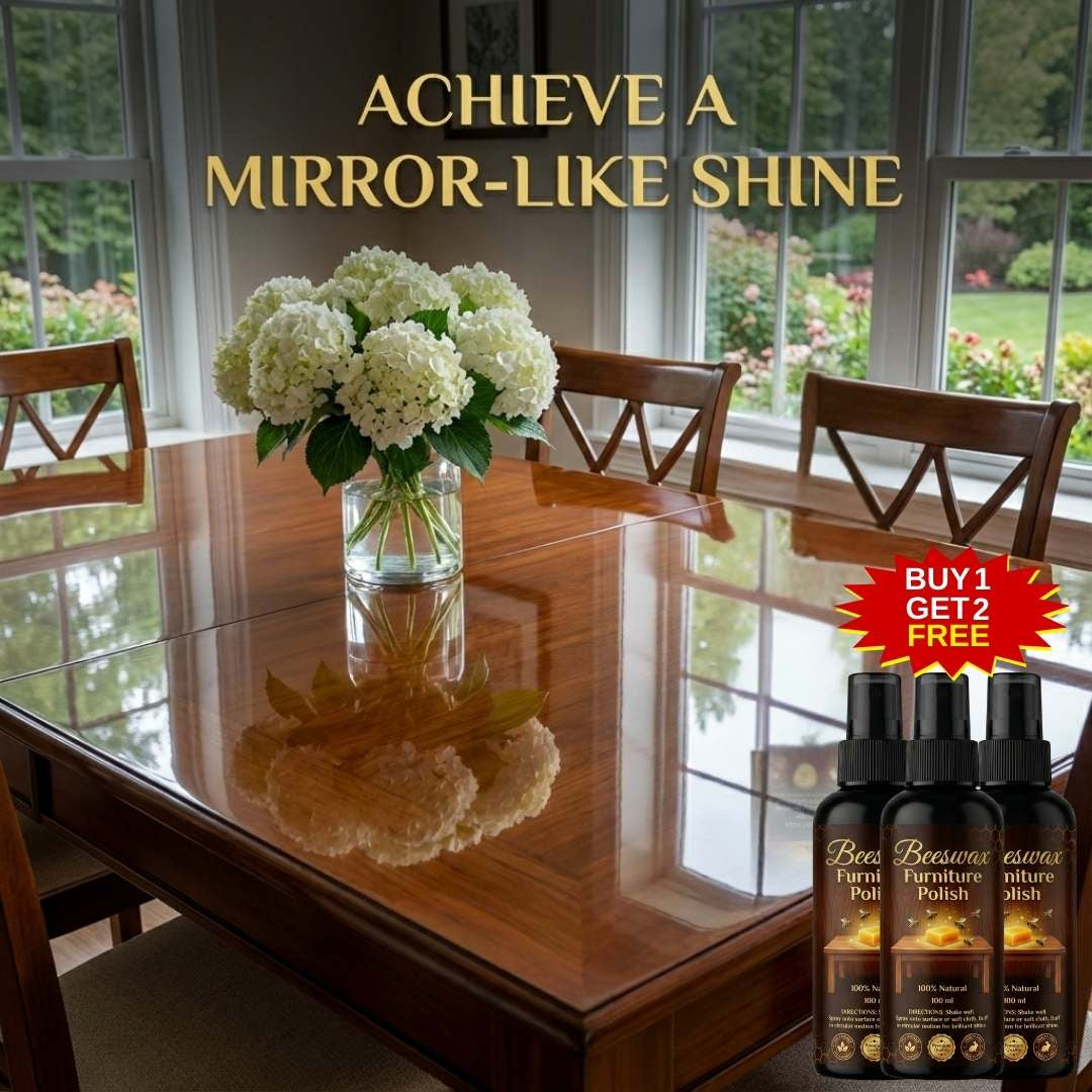 Crystal Shine Beeswax Furniture polish | Buy 1 Get 2 Free | Best For All Furniture