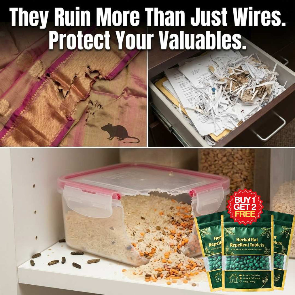 Herbal Rat Repellent Tablets | Buy 1 Get 2 Free