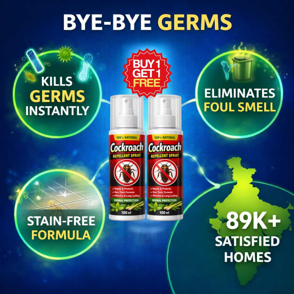 Cockroach Repellent Spray - Buy 1 Get 1 Free