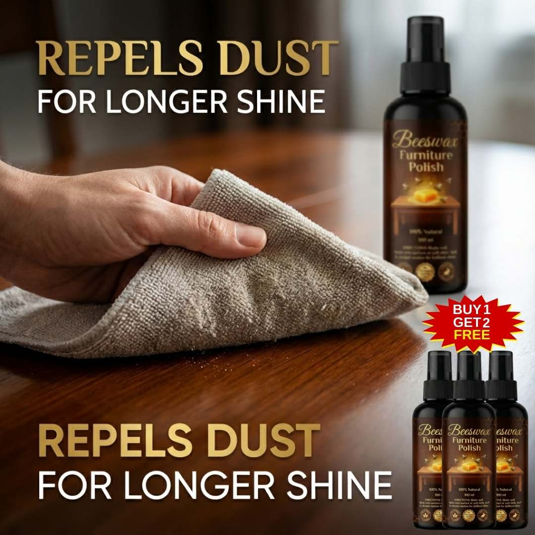 Crystal Shine Beeswax Furniture polish | Buy 1 Get 2 Free | Best For All Furniture