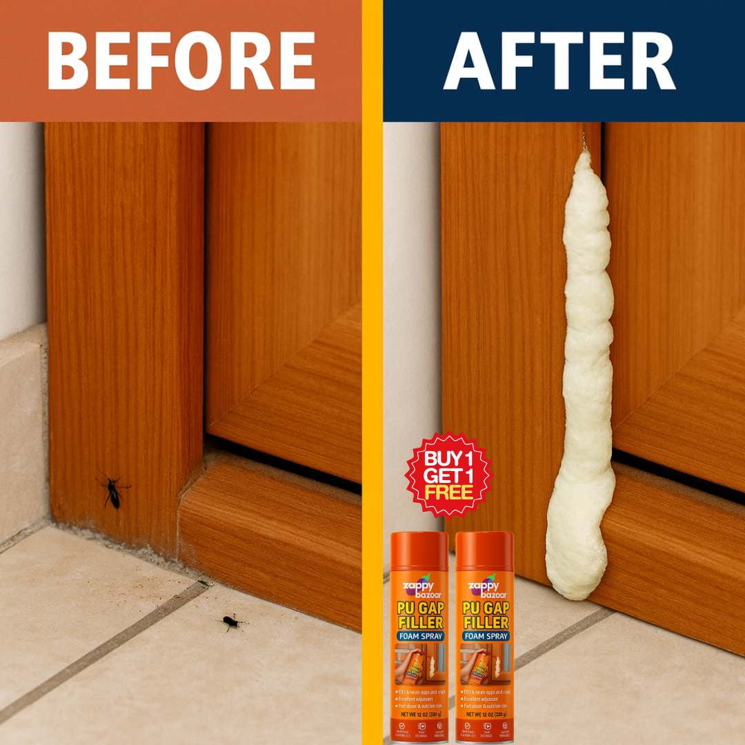 Instant Wall & Tile Gap Seal – PU Foam Spray | Buy 1 Get 1 Free