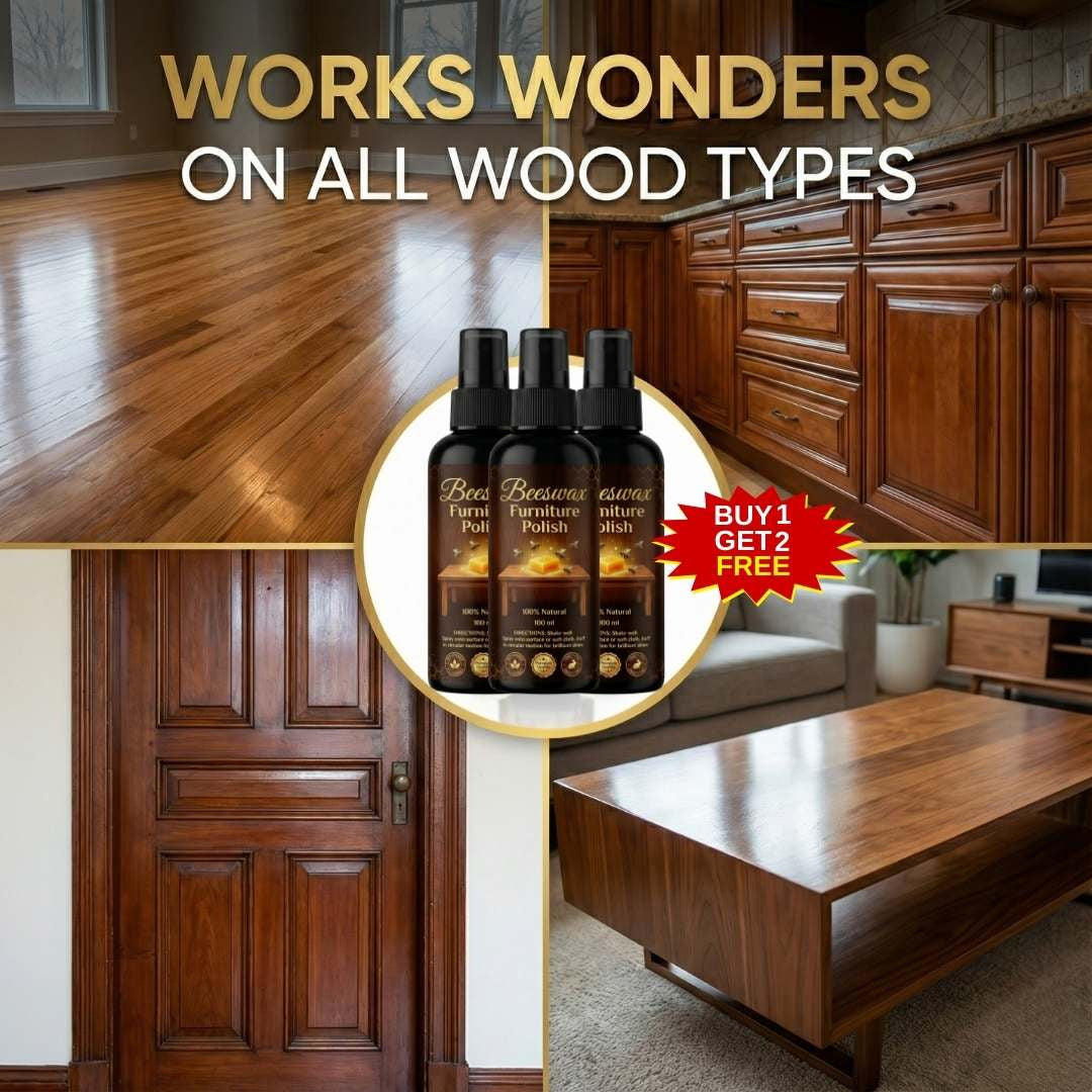 Crystal Shine Beeswax Furniture polish | Buy 1 Get 2 Free | Best For All Furniture