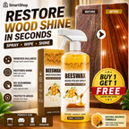 Beeswax Wood Polish Spray | Restore Shine Protect Furniture | BUY 1 GET 1 FREE!
